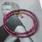 Collana con Granato rodolite