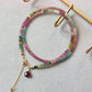 Collana con tormalina multicolore