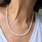 Collana con topazio naturale