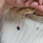 Collana Bilie con spinello nero
